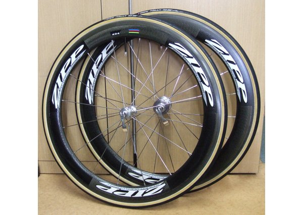画像1: ZIPP 404 カーボンホイール前後セット (1)